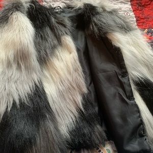 Woman’s Large Artificial Fur Jacket
